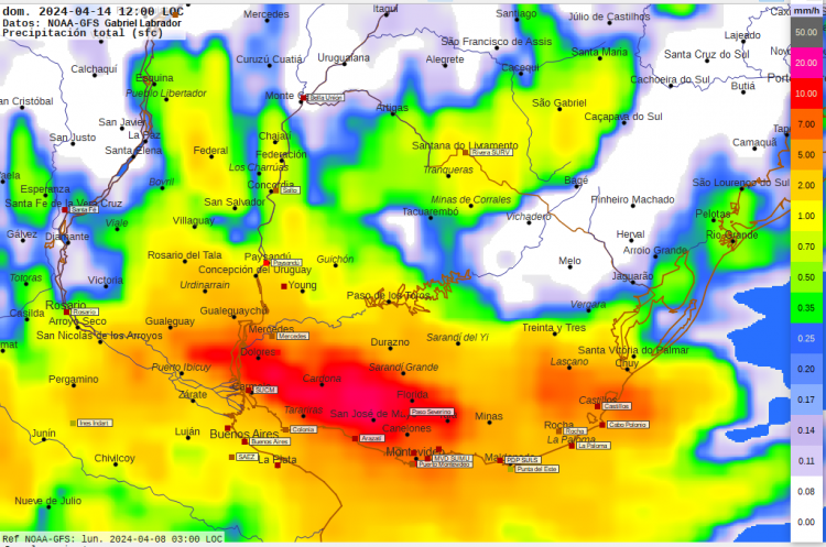 Desmejoramiento significativo desde el fin de semana con fuerte inestabilidad