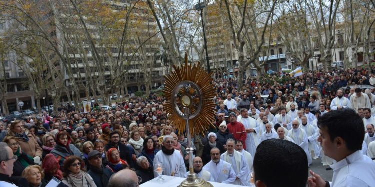 El domingo 2 de junio se realizará la procesión de Corpus Christi