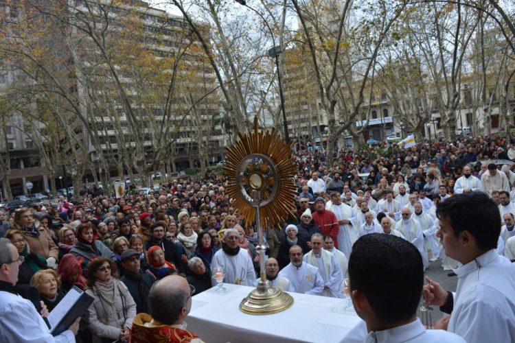 El domingo 2 de junio se realizará la procesión de Corpus Christi