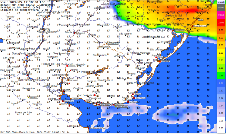 Primeras heladas fuertes se esperan desde el martes