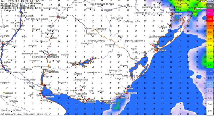 Primeras heladas fuertes se esperan desde el martes