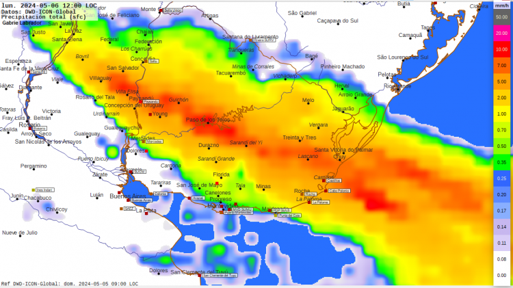 Semana comienza con tormentas y lluvias de variada intensidad