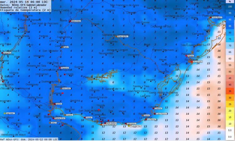 Primeras heladas fuertes se esperan desde el martes