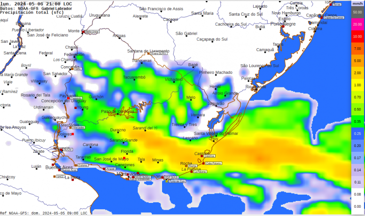 Semana comienza con tormentas y lluvias de variada intensidad