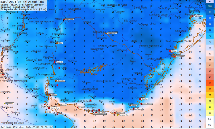 Primeras heladas fuertes se esperan desde el martes