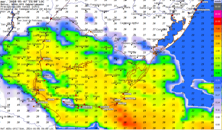 Semana comienza con tormentas y lluvias de variada intensidad