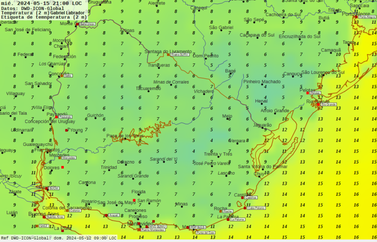 Primeras heladas fuertes se esperan desde el martes