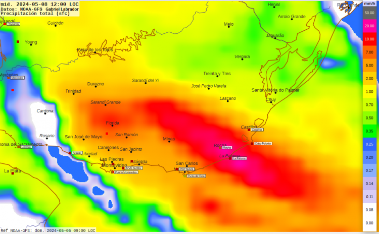 Semana comienza con tormentas y lluvias de variada intensidad