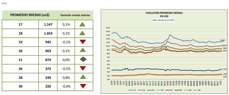 Semana positiva para el mercado lanero