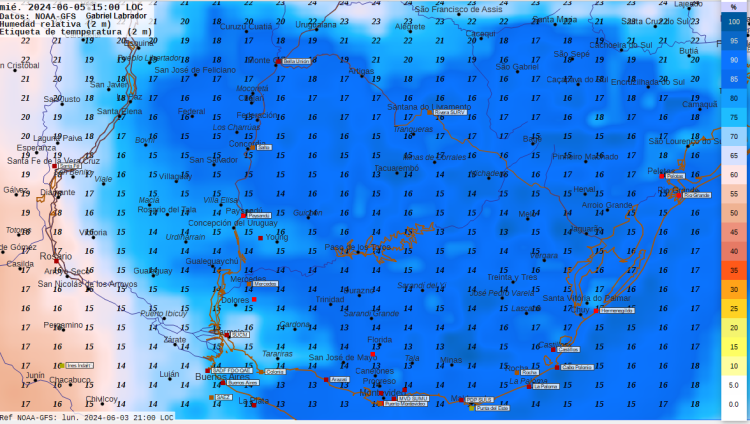 Aumento de temperaturas entre jueves y domingo