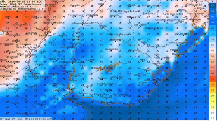 Aumento de temperaturas entre jueves y domingo