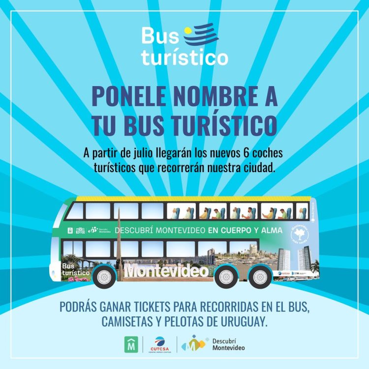 Cutcsa presenta nuevos buses eléctricos para el servicio turístico en Montevideo