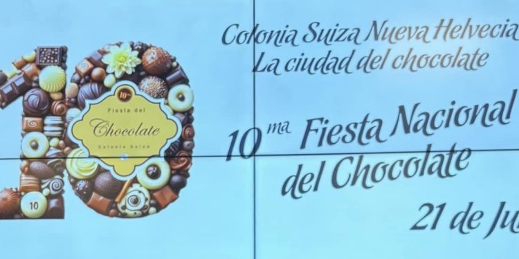El domingo 21 de julio será la 10ª Fiesta Nacional del Chocolate en Nueva Helvecia