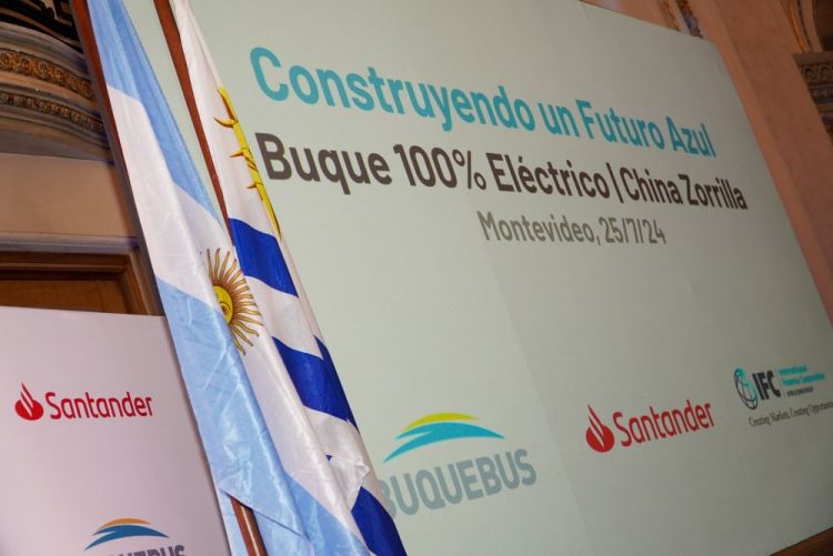 Buque eléctrico unirá Colonia con Buenos Aires