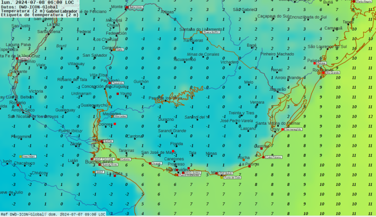 Prosiguen las heladas y temperaturas bajo cero