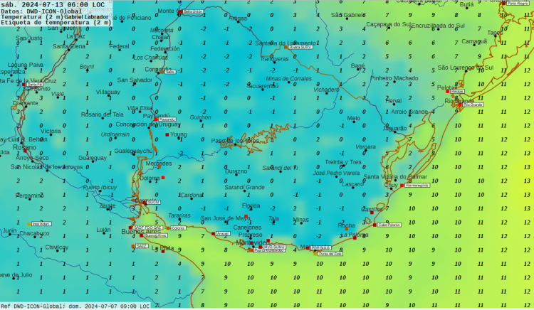 Prosiguen las heladas y temperaturas bajo cero