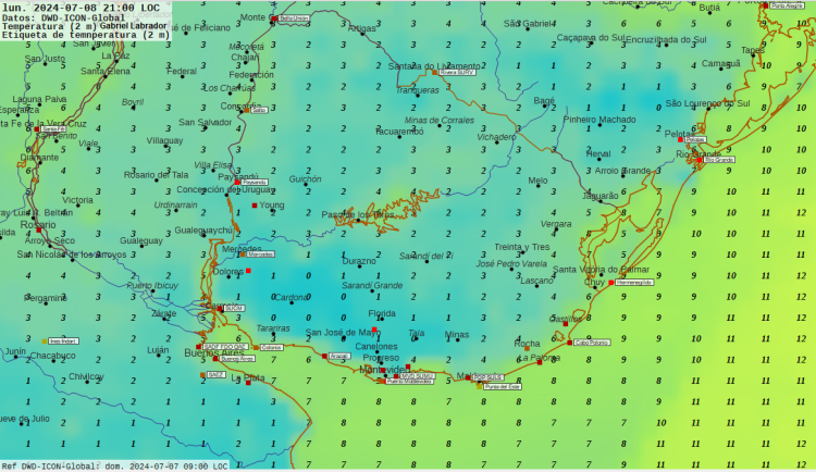 Prosiguen las heladas y temperaturas bajo cero