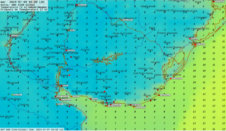 Prosiguen las heladas y temperaturas bajo cero