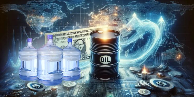 Agua y petróleo, ¿cuánto cotizan una y otro?