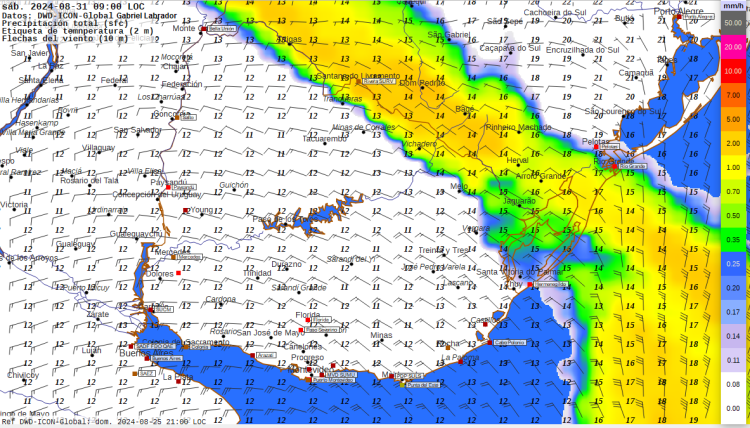 Santa Rosa llega el viernes con tormentas y precipitaciones