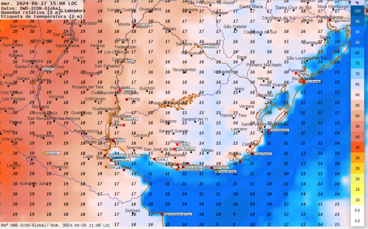 Santa Rosa llega el viernes con tormentas y precipitaciones