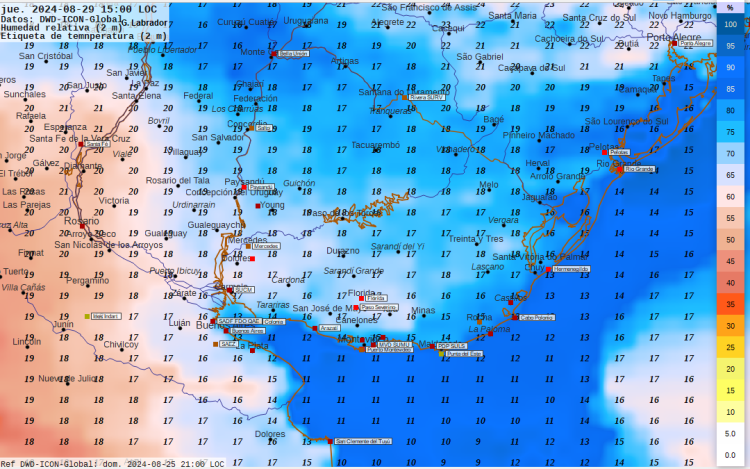 Santa Rosa llega el viernes con tormentas y precipitaciones