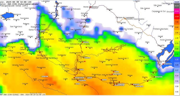 Santa Rosa llega el viernes con tormentas y precipitaciones