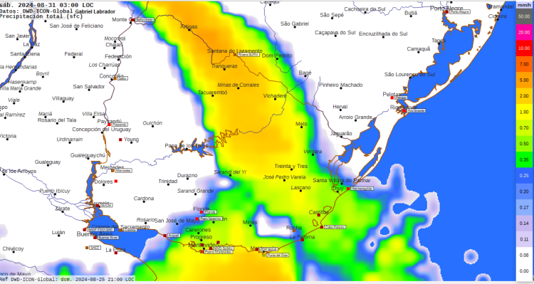 Santa Rosa llega el viernes con tormentas y precipitaciones
