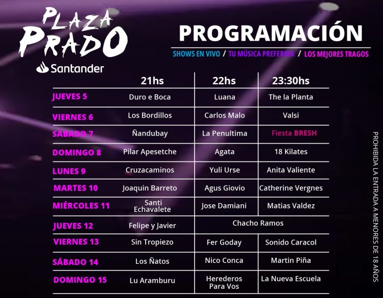 Con una agenda para todos los públicos y gustos, comienza Expo Prado