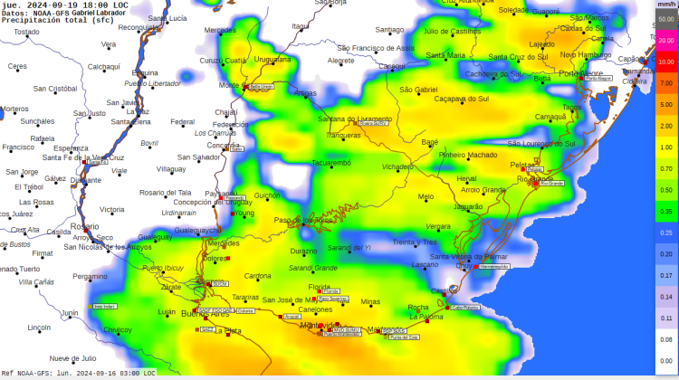 La inestabilidad típica de la estación trae tormentas y lluvias el jueves