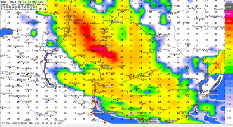 Domingo inicia con tormentas, lluvias y vientos fuertes