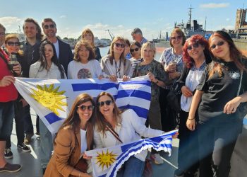 Venimos con mucho entusiasmo y esperando que todo Uruguay se vista de celeste