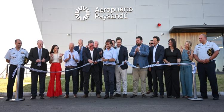 Aeropuertos Uruguay inauguró el nuevo Aeropuerto Internacional de Paysandú