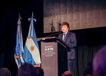 Milei en ADM: “Los valores de Occidente son los valores de la libertad”