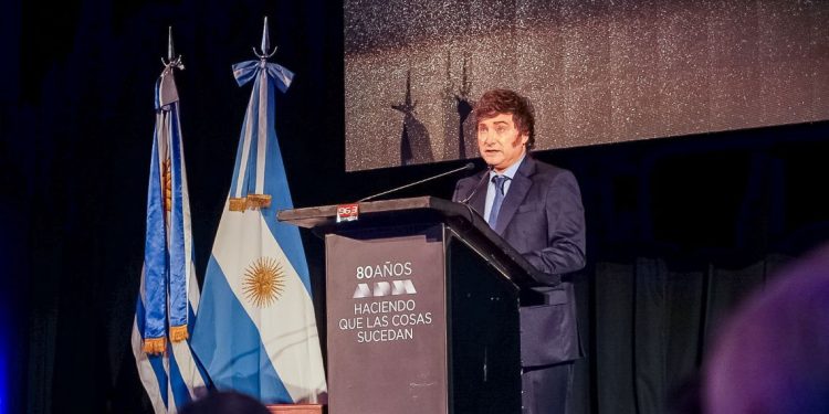 Milei en ADM: “Los valores de Occidente son los valores de la libertad”