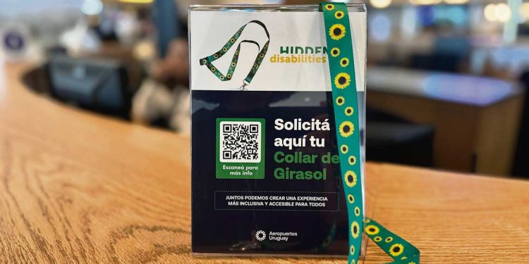 El Aeropuerto de Carrasco adopta programa global de collar de Girasoles