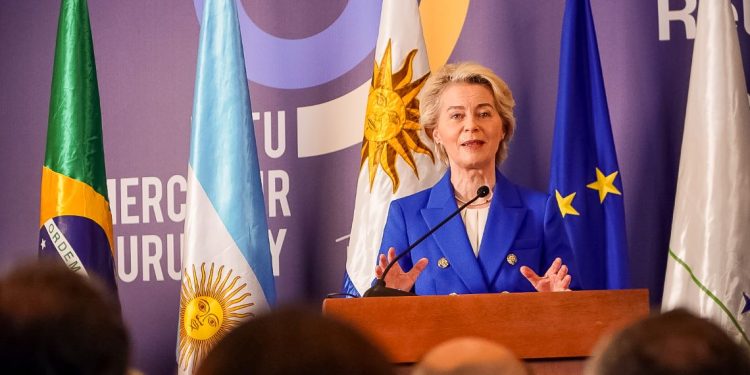 Presidenta de la CE aseguró que acuerdo con  Mercosur también es positivo para las empresas europeas