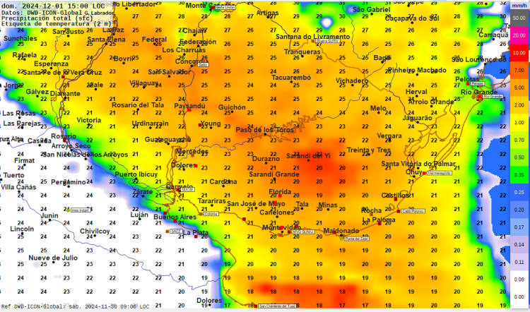 Vuelven las lluvias hacia el fin de semana