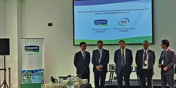 La empresa láctea china Yili busca poner un pie en Sudamérica y cierra acuerdo con Conaprole