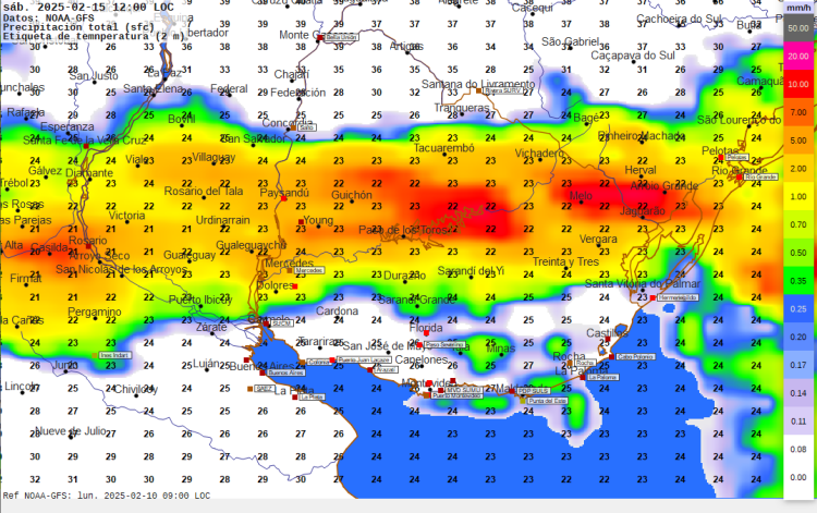Calor sofocante culmina con tormentas y precipitaciones