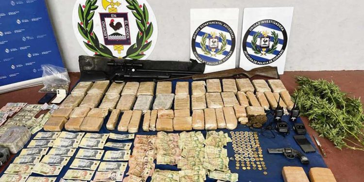 “La droga la encontramos a simple vista, eso indica que estaban cebados en surtir de estupefacientes a Durazno”