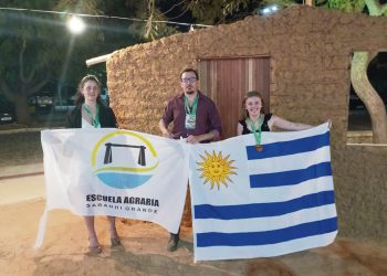 Alumnas de la Escuela Agraria de Sarandí Grande lograron medalla de bronce en olimpíada agropecuaria en Brasil