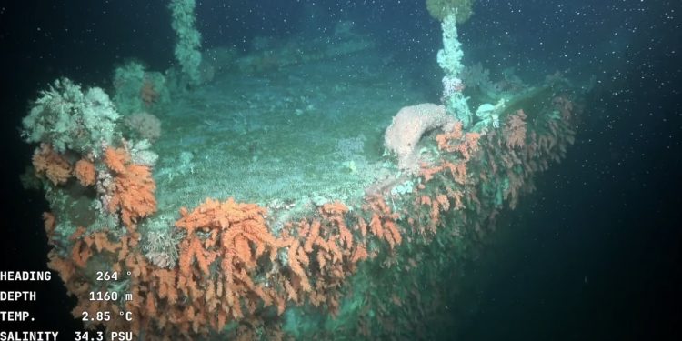 Expedición Sub200 localiza el naufragio del destructor ROU “Uruguay” (DE-1)