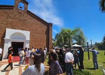 El corazón arrocero del Rincón de Ramírez celebra 25 años de fe