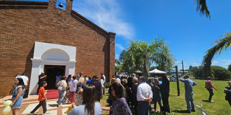 El corazón arrocero del Rincón de Ramírez celebra 25 años de fe